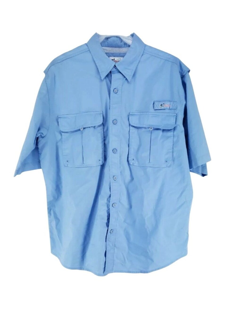 World Wide Sportsman Vented Outdoor Shirt Men's Size Large Blue